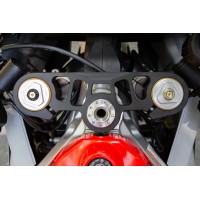 Woodcraft Billet Upper Triple Clamp for Aprilia RS 660 Woodcraft Billet Upper Triple Clamp for Aprilia RS 660